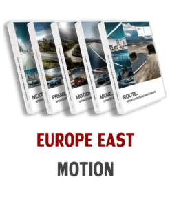 BMW Road Map Europe East Motion 2023