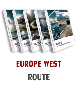 BMW Road Map Europe West Route 2023-1