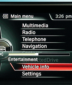 BMW Coding for Volume Display