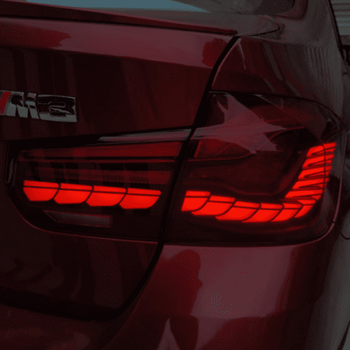 BMW 3 Series F30 & M3 F80 Red OLED Taillights GTS CS Style