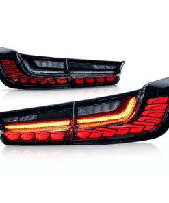 BMW 3 Series G20 & M3 G80 OLED Taillights GTS CS Style Black Optic Smoke Candy Red