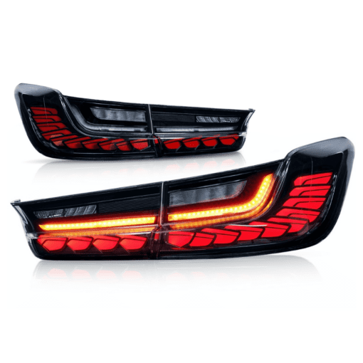 BMW 3 Series G20 & M3 G80 OLED Taillights GTS CS Style Black Optic Smoke Candy Red