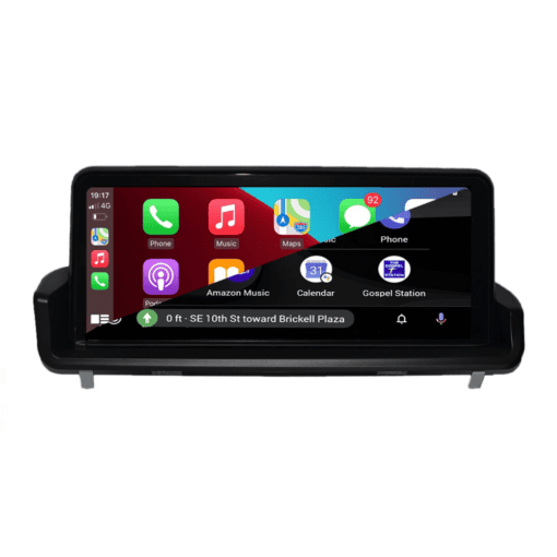 BMW Navigation Android 12 10.25" Touch Screen with CarPlay and AndroidAuto for 3 Series E90/E91/E92/E93 -without original iDrive