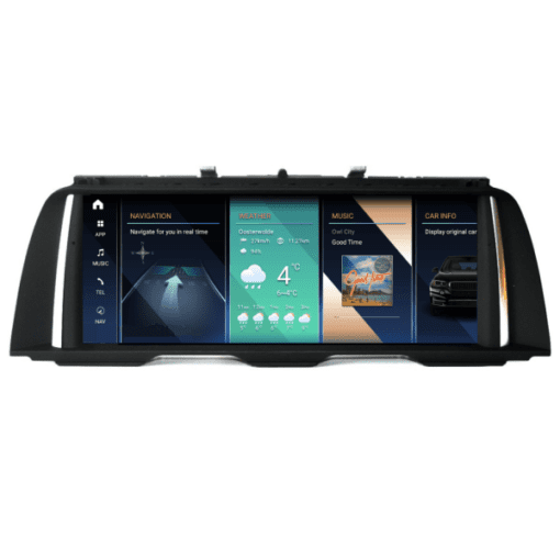 CarPlay and AndroidAuto 10.25" Navigation Touch Screen Android 12 for BMW 5 Series F10 & F11