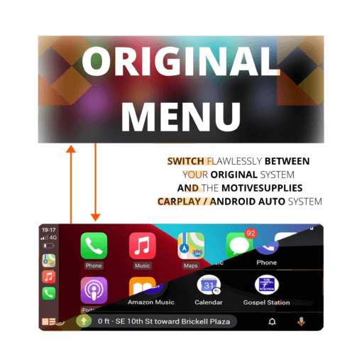 CarPlay and AndroidAuto Screen 10.25" Touch Screen for BMW 2 Series F22F23F87