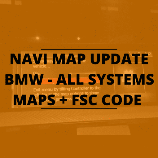 map update for bmw navigation fsc code and map code
