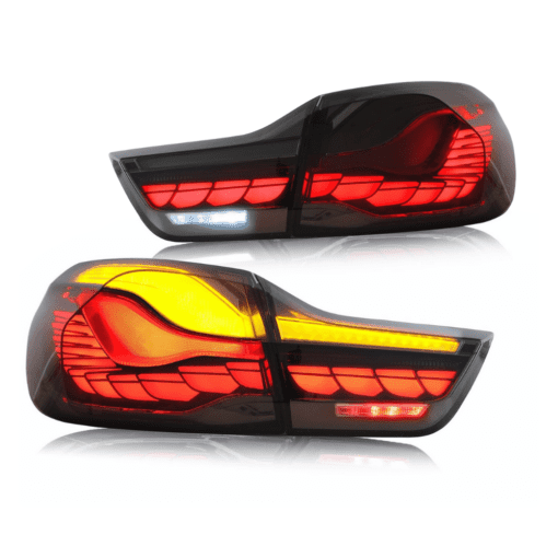 BMW 4 Series F32 F33 F36 & M4 F82 F83 Black Optic Smoke OLED Taillights GTS CS Style