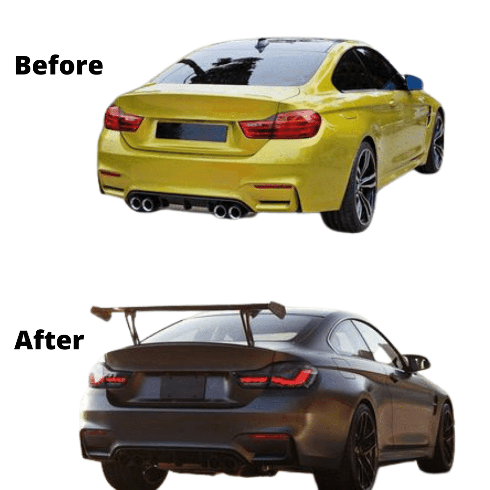 BMW 4 Series F32 F33 F36 & M4 F82 F83 Black Optic Smoke OLED Taillights GTS CS Style