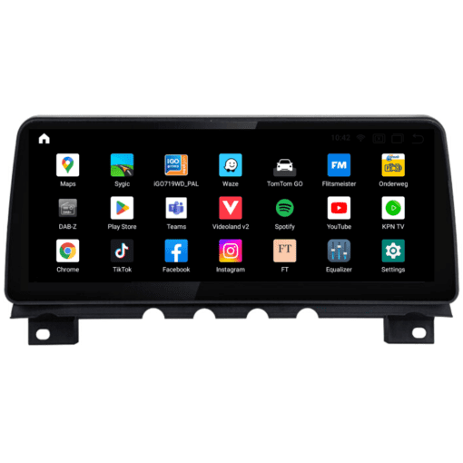 BMW CarPlay and AndroidAuto Android 12 12.3" Navigation Touch Screen XXL " on dash" for 7 Series F01 F02 F03