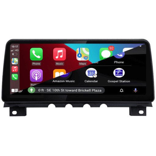 BMW CarPlay and AndroidAuto Android 12 12.3" Navigation Touch Screen XXL " on dash" for 7 Series F01 F02 F03