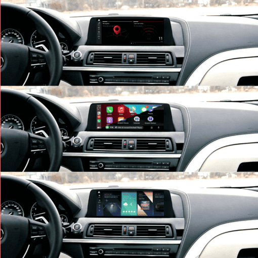 BMW CarPlay and AndroidAuto Android 12 10.25" Navigation Touch Screen for 6 Series F06 F12 & F13