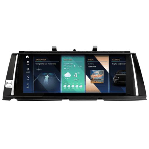 BMW Navigation 10.25" Touch Screen Android 12 with CarPlay and AndroidAuto for 7 Series F01/F02/F03