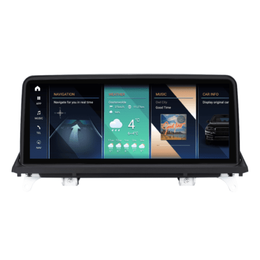 BMW Navigation 10.25" Touch Screen Android 12 with CarPlay and AndroidAuto for X5 E70