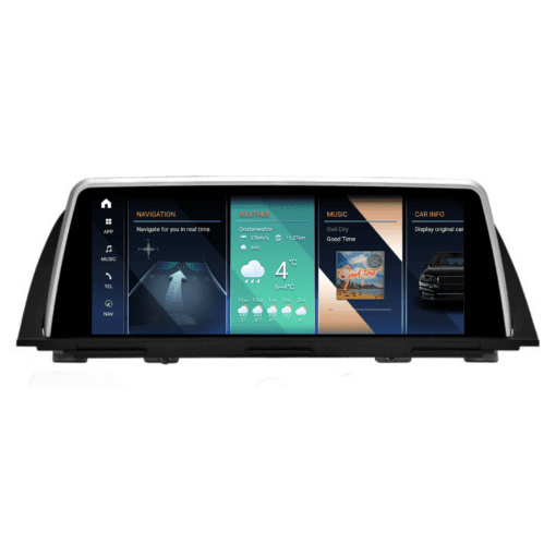 CarPlay and AndroidAuto 10.25" Navigation Touch Screen on dash Android 12 for BMW 5 Series F10 & F11