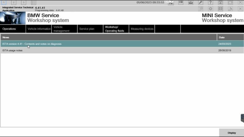 bmw odb software BMW ISTA 4.41.41 for BMW Coding programming