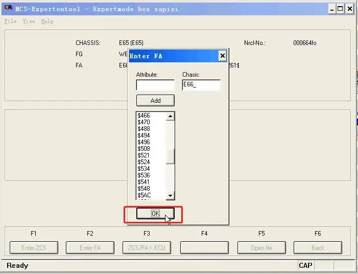 BMW Coding: NECEXPER coding for BMW E66