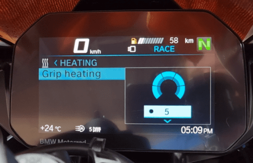 BMW MotoBike Coding Level 5 Heated Grips
