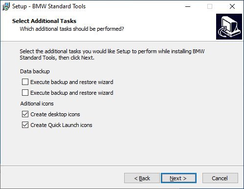 bmw standard tools installation
