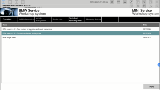 BMW ISTA BMW ISAT+ 4.51.XX update ista bmw